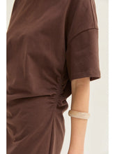 Load image into Gallery viewer, Erin T-Shirt Mini Dress | Brown