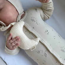 Load image into Gallery viewer, Plush Moon Pacifier Holder | Ivory