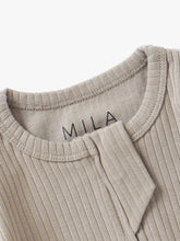 Load image into Gallery viewer, Ribbed Romper | Mushroom