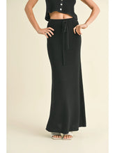 Load image into Gallery viewer, Karlee Vest + Maxi Skirt | Black