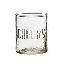 Load image into Gallery viewer, Hammered Glass | Cheers