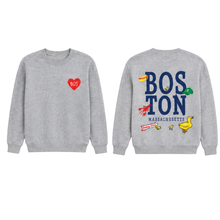 Load image into Gallery viewer, Boston Icon Sweatshirt | Grey