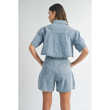 Load image into Gallery viewer, Denim Burmuda Set