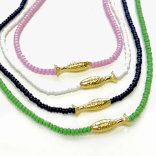 Load image into Gallery viewer, Lucky Fish Beaded Necklace | 4 Colors