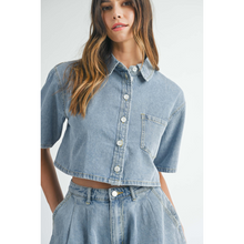 Load image into Gallery viewer, Denim Burmuda Set