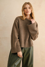 Load image into Gallery viewer, Sprinkled Effect Sweater | Mocha
