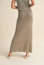 Load image into Gallery viewer, Karlee Vest + Maxi Skirt | Green Grey | Sold Separately