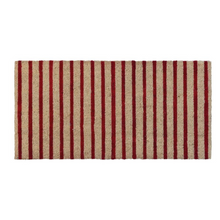 Load image into Gallery viewer, Red Stripe Coir Doormat
