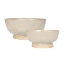 Load image into Gallery viewer, Stoneware Footed Bowl | 2 Sizes
