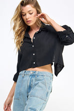 Load image into Gallery viewer, Crop Cape Shirt