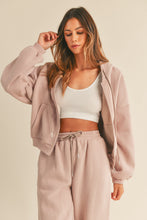 Load image into Gallery viewer, Sunday Essentials Zip Up | Mauve