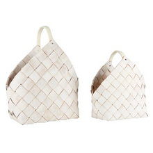 Load image into Gallery viewer, Nested Warm White Baskets | 2 Sizes