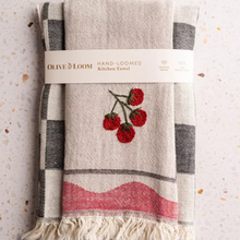 Load image into Gallery viewer, Hand Stitched Kitchen Towel | Tomato