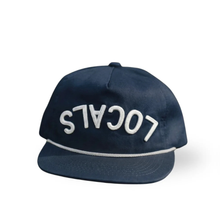 Load image into Gallery viewer, Children's Snapback Hat | Upside Down Locals | Navy
