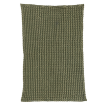 Load image into Gallery viewer, Stonewashed Waffle Tea Towel | Green