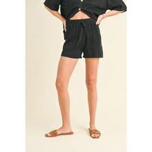 Load image into Gallery viewer, Pattern Knit Buttondown Set | Shorts