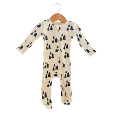 Load image into Gallery viewer, Forest Green Trees Waffle Onsie