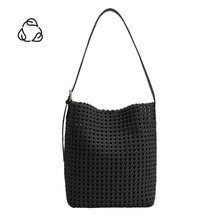 Load image into Gallery viewer, Celine Hand-Woven Tote | Black