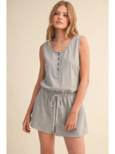 Load image into Gallery viewer, Striped Cotton Romper
