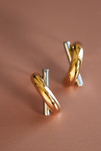 Load image into Gallery viewer, Two Tone Haley Stud
