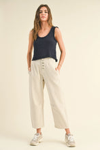 Load image into Gallery viewer, Textured Knitted Crop Top | Navy