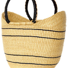 Load image into Gallery viewer, Pinstripe Bolga Shopper