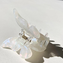 Load image into Gallery viewer, Big Butterfly Claw Hair Clip | White