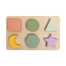 Load image into Gallery viewer, Wooden Shapes Puzzle