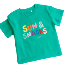 Load image into Gallery viewer, Organic Cotton Tee | Snacks + Sun
