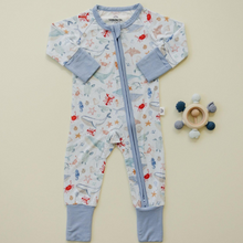 Load image into Gallery viewer, Zippy Romper | Coastal Cutie