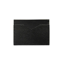 Load image into Gallery viewer, Slim Card Holder in Pebbled Black