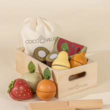 Load image into Gallery viewer, Wooden Fruits Playset