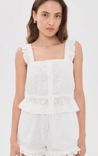 Load image into Gallery viewer, BLANKNYC | Daisy Daze Eyelet Tank Top