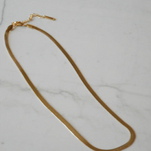 Load image into Gallery viewer, Herringbone Chain Necklace | 2 Sizes