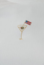 Load image into Gallery viewer, Cocktail Embroidered USA Baby Tee