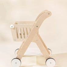 Load image into Gallery viewer, Wooden Shopping Cart