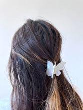 Load image into Gallery viewer, Big Butterfly Claw Hair Clip | White
