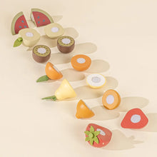 Load image into Gallery viewer, Wooden Fruits Playset