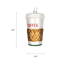 Load image into Gallery viewer, To Go Coffee Cup Ornament