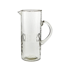 Load image into Gallery viewer, Hammered Pitcher | Cheers