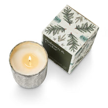 Load image into Gallery viewer, Balsam + Cedar | Boxed Crackle Glass Candle