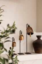 Load image into Gallery viewer, Vintage Iron Bell Stands | Set of 3