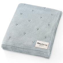 Load image into Gallery viewer, Swaddle Baby Blanket | Powder Blue