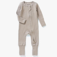 Load image into Gallery viewer, Ribbed Romper | Mushroom