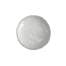 Load image into Gallery viewer, Stoneware Low Bowl w/Hobnail Rim