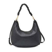 Load image into Gallery viewer, Sabrina Woven Hobo | Black