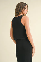 Load image into Gallery viewer, Karlee Vest + Maxi Skirt | Black