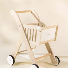 Load image into Gallery viewer, Wooden Shopping Cart