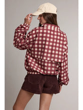 Load image into Gallery viewer, Rory Gingham Windbreaker
