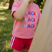 Load image into Gallery viewer, Organic Cotton Tee | Snacks